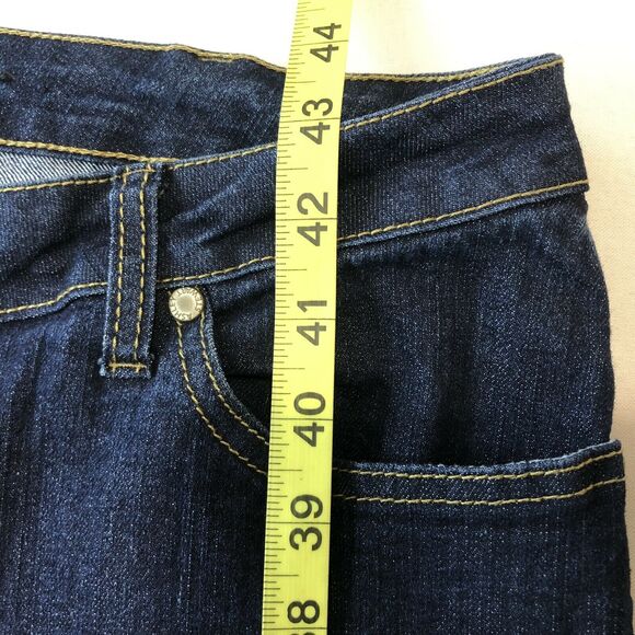 Ashley Stewart Denim Jeans Women Plus 26W Dark Blue Stretch Cotton Straight Leg - Picture 6 of 12